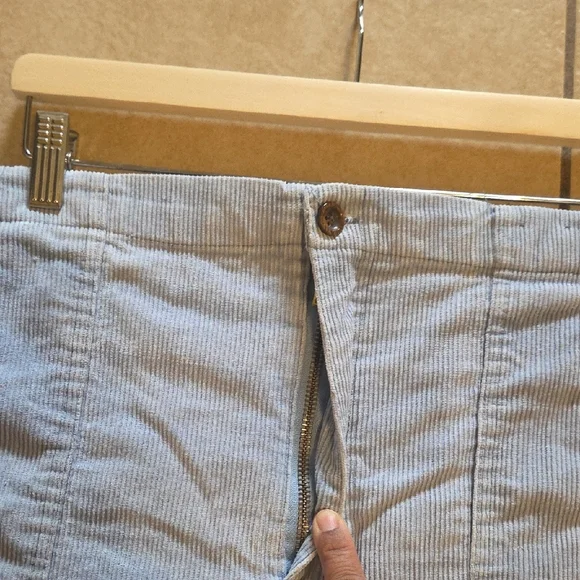 Weeds Vintage Blue High Waist Corduroy Shorts - Picture 5 of 9